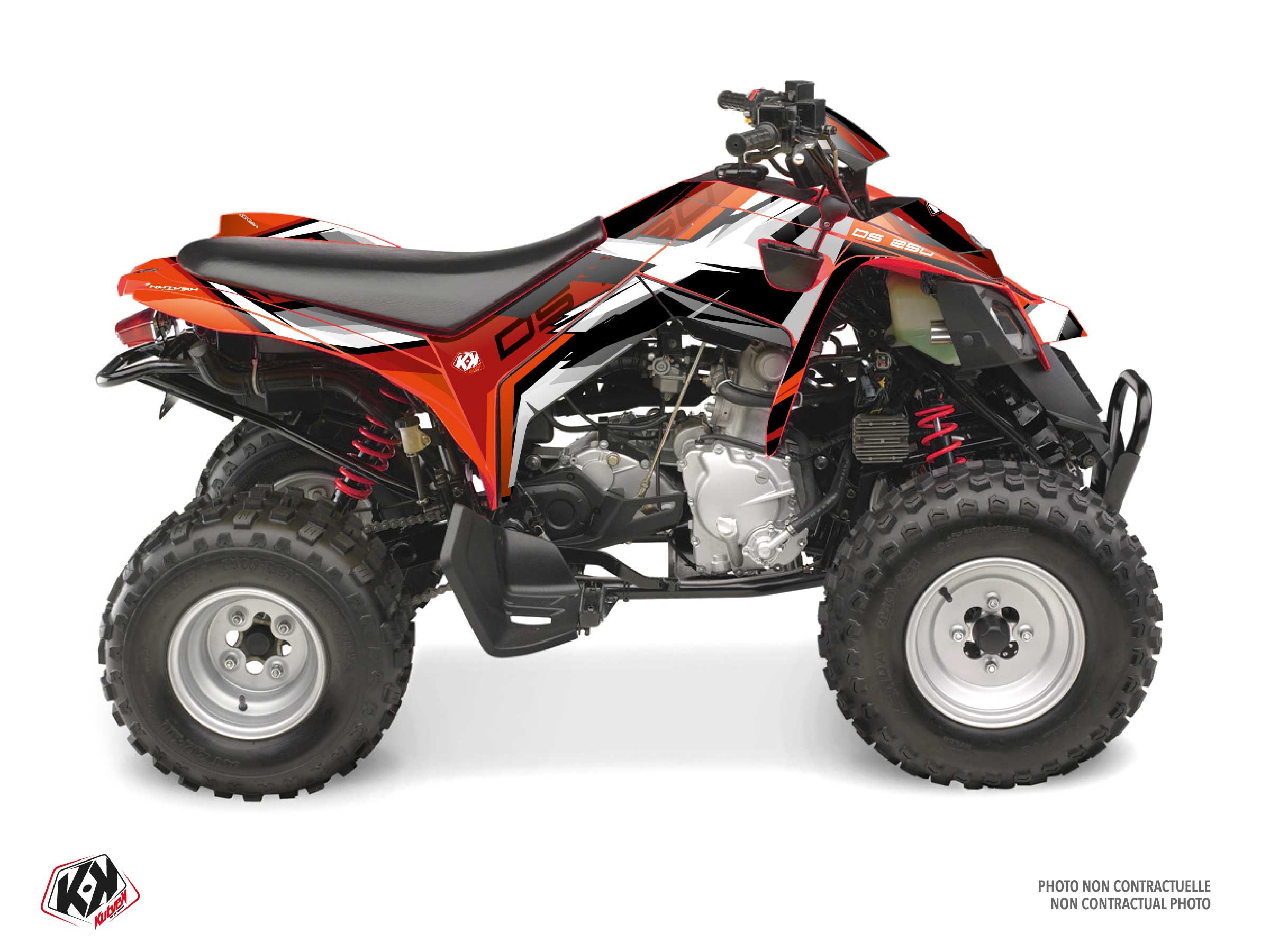 Kit Graphique quad can-am ds 250 spear rouge