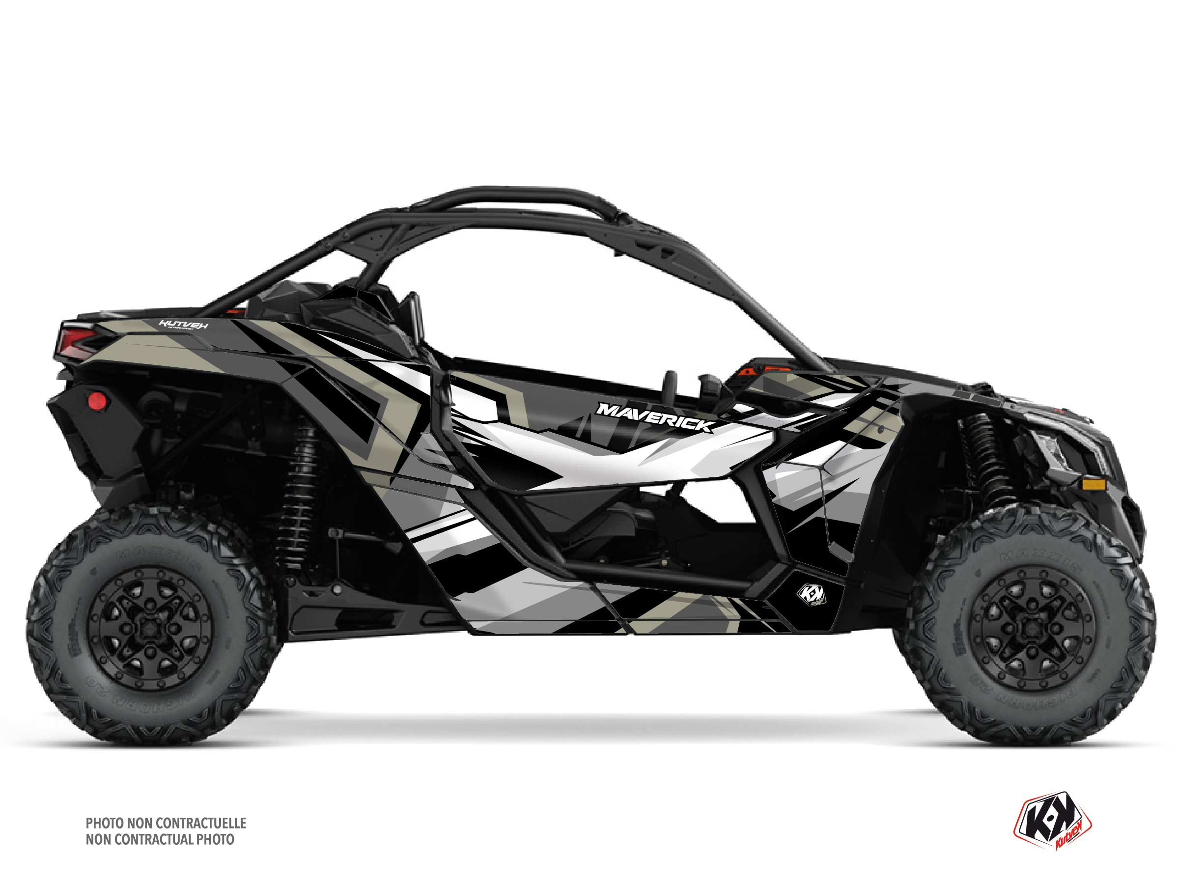 can-am utv spear  graphic kit chalk