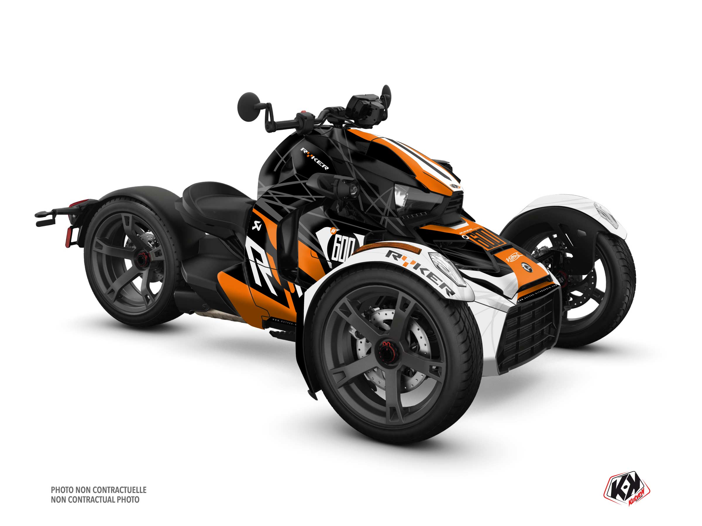 Kit Déco Hybride Speedline Can Am Ryker 600 Orange