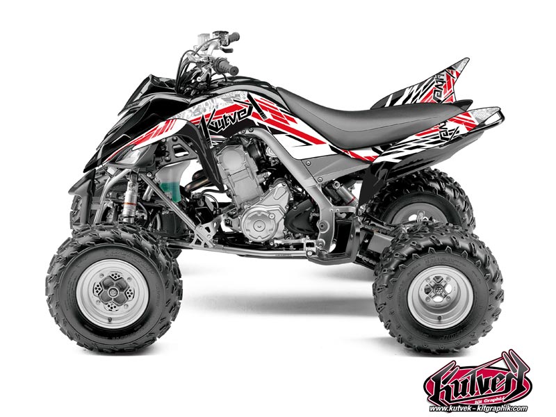 Yamaha 700 Raptor ATV Spirit Graphic Kit Red
