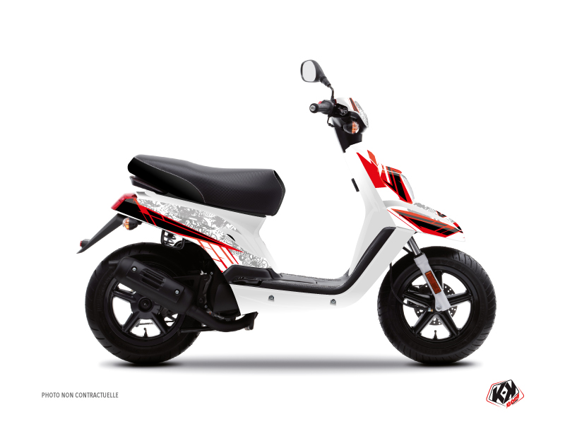 yamaha scooter spirit  graphic kit white