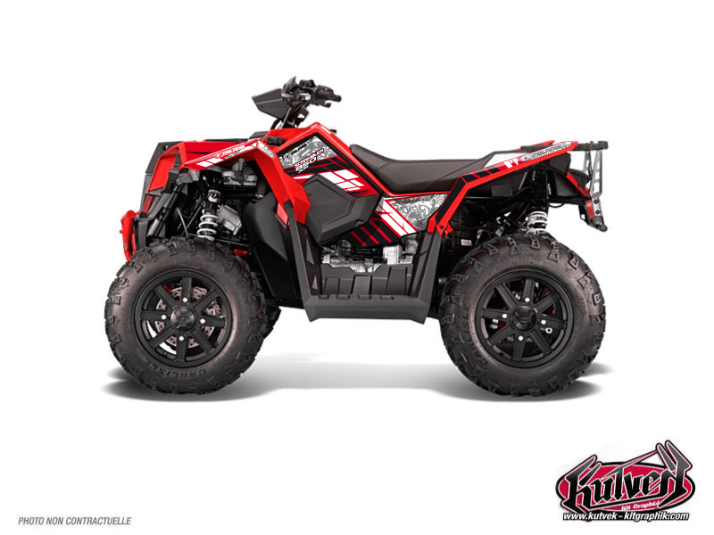 kit déco quad polaris spirit rouge 