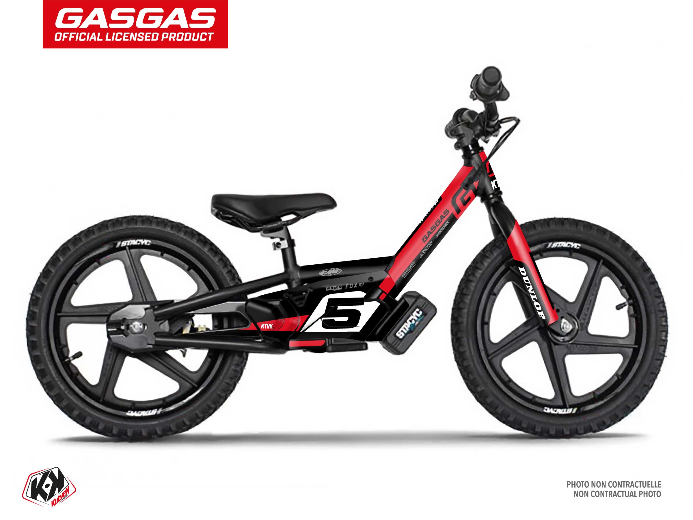 kit déco Draisienne stacyc spline noir 