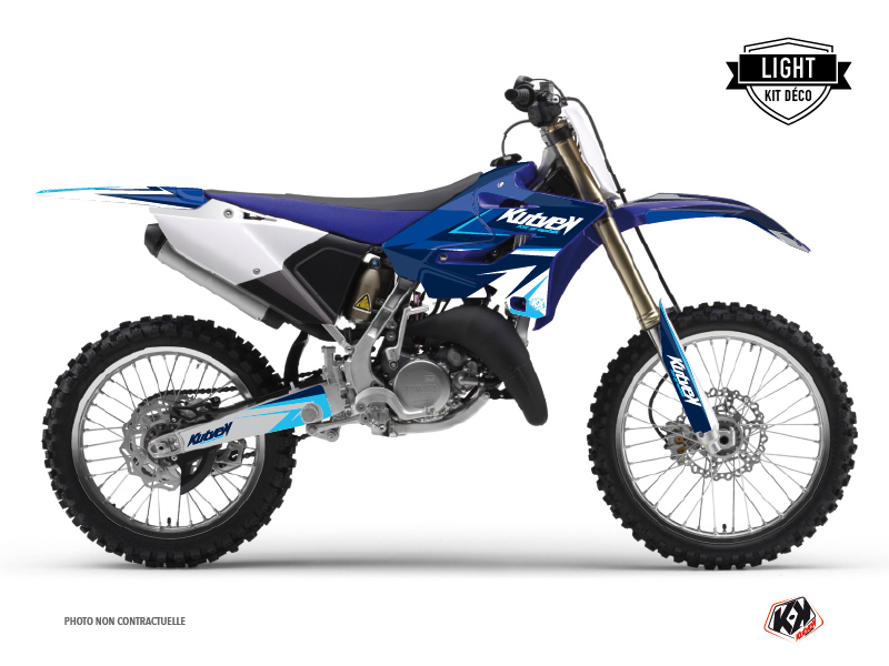 Yamaha 250 YZ Dirt Bike Stage Graphic Kit Blue LIGHT