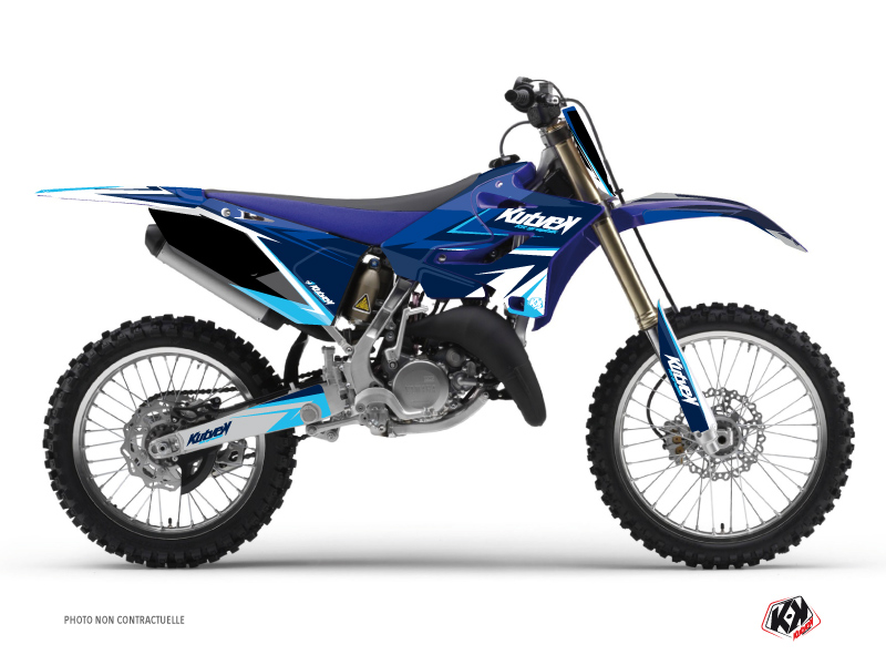 Yamaha 125 YZ Dirt Bike Stage Graphic Kit Blue