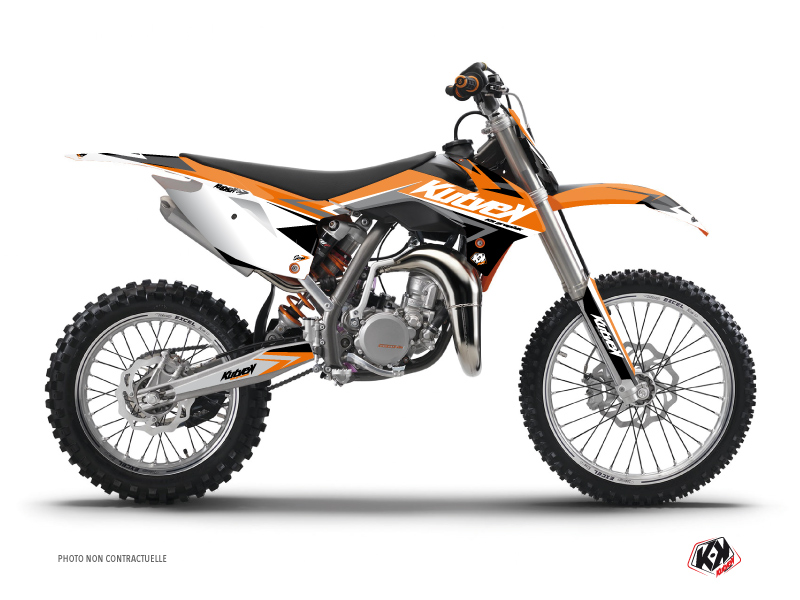 ktm dirt bike stage  graphic kit orange