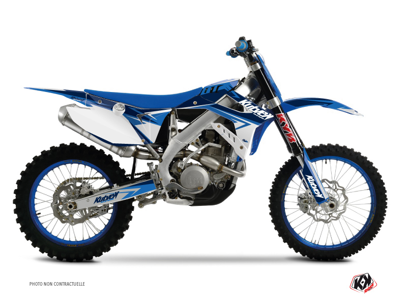 Kit Déco Moto Cross Stage TM EN 250 Bleu