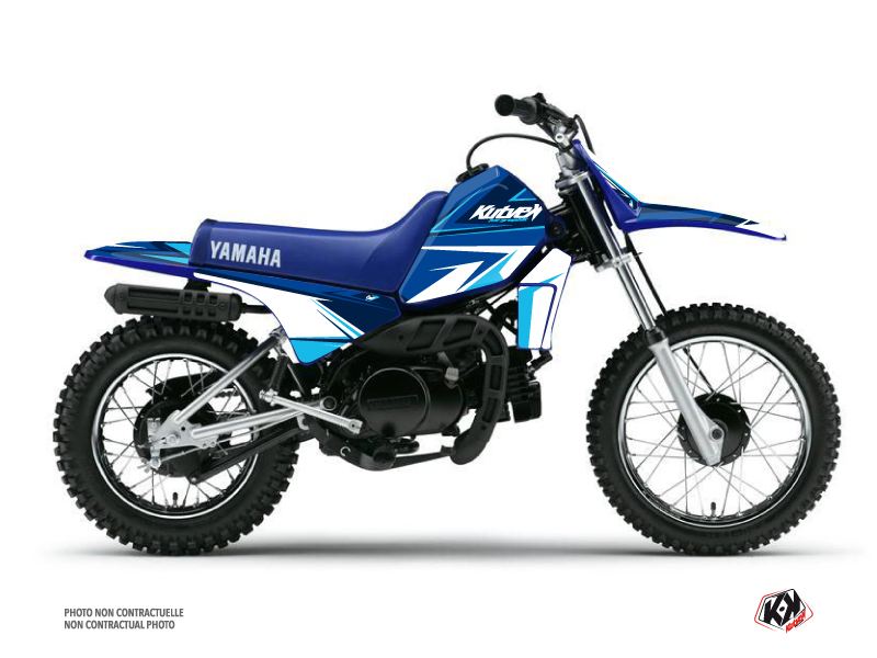 Yamaha PW 80 Dirt Bike Stage Graphic Kit Blue