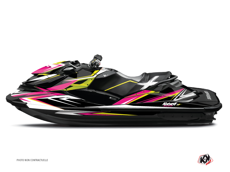 seadoo jet-ski stage  graphic kit pink