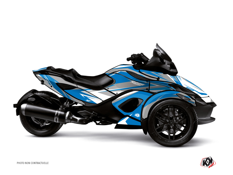 Kit Déco Hybride Stage Can Am Spyder RS Bleu Gris