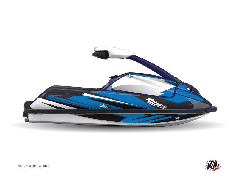 yamaha jet-ski stage  graphic kit blue-black