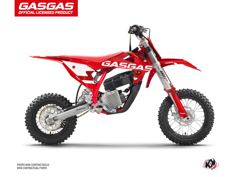 GASGAS MC-E 5 Dirt Stella Flash Graphic Kit Red