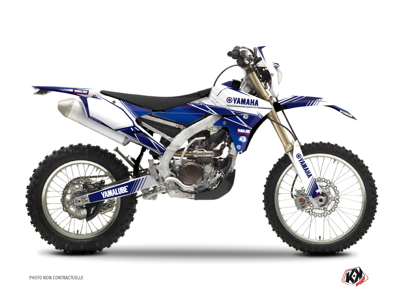 kit déco motocross yamaha stripe bleu-nuit 