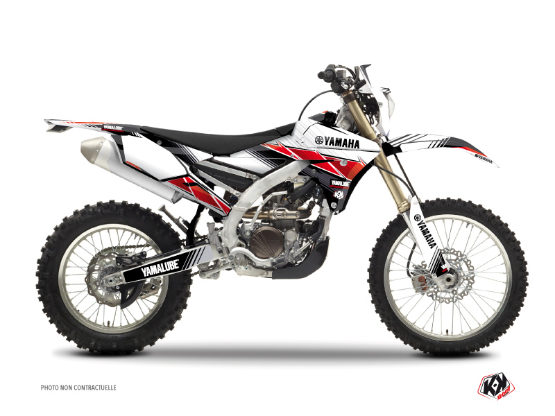 yamaha dirt bike stripe  graphic kit red