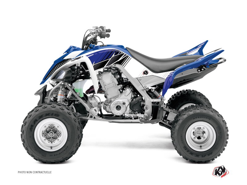 Kit Déco Quad Stripe Yamaha 700 Raptor Bleu