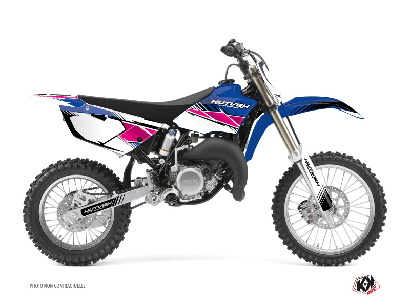 kit déco motocross yamaha stripe rose 