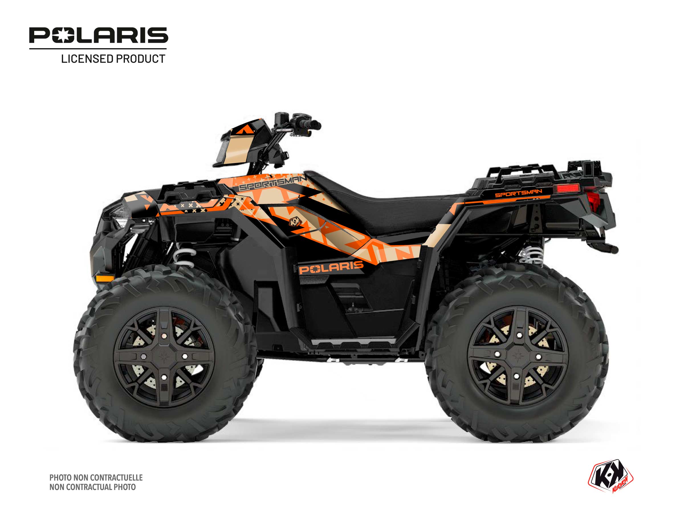 Polaris 850 Sportsman Forest ATV Stun Graphic Kit Sand