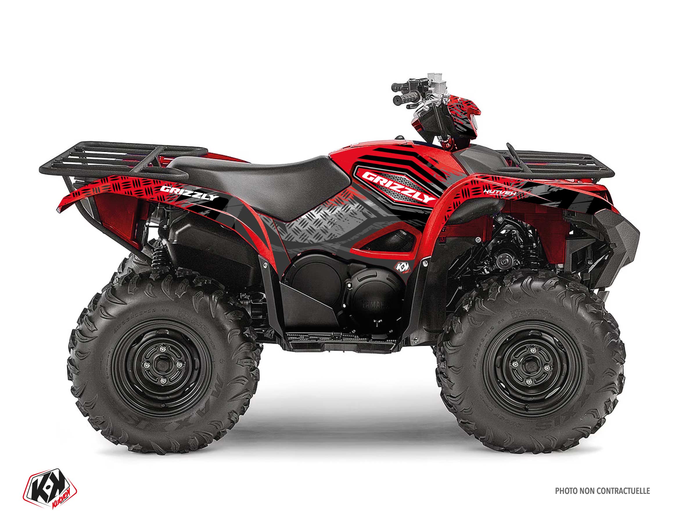 kit déco quad yamaha sturdy rouge 
