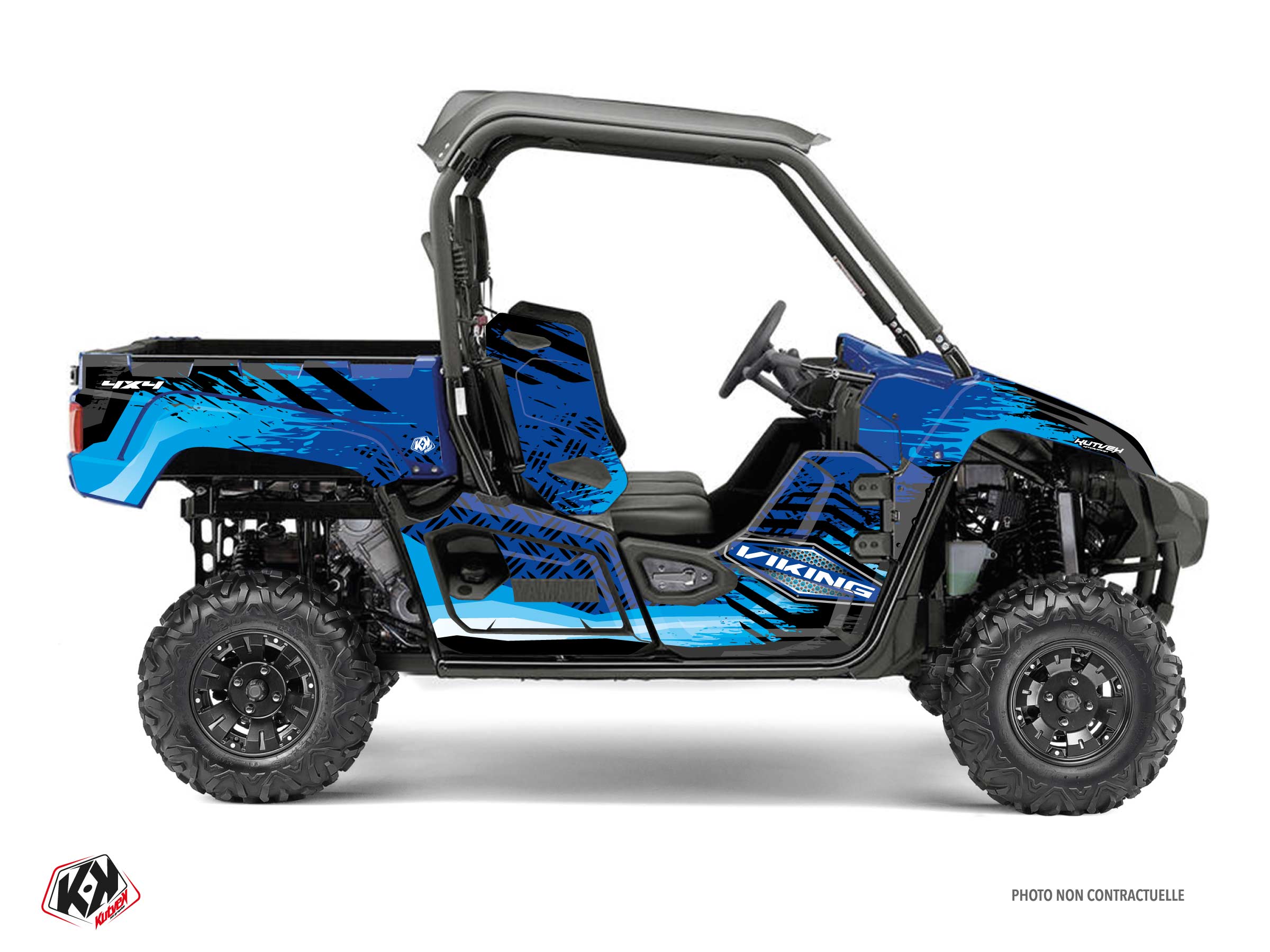 yamaha utv sturdy  graphic kit blue