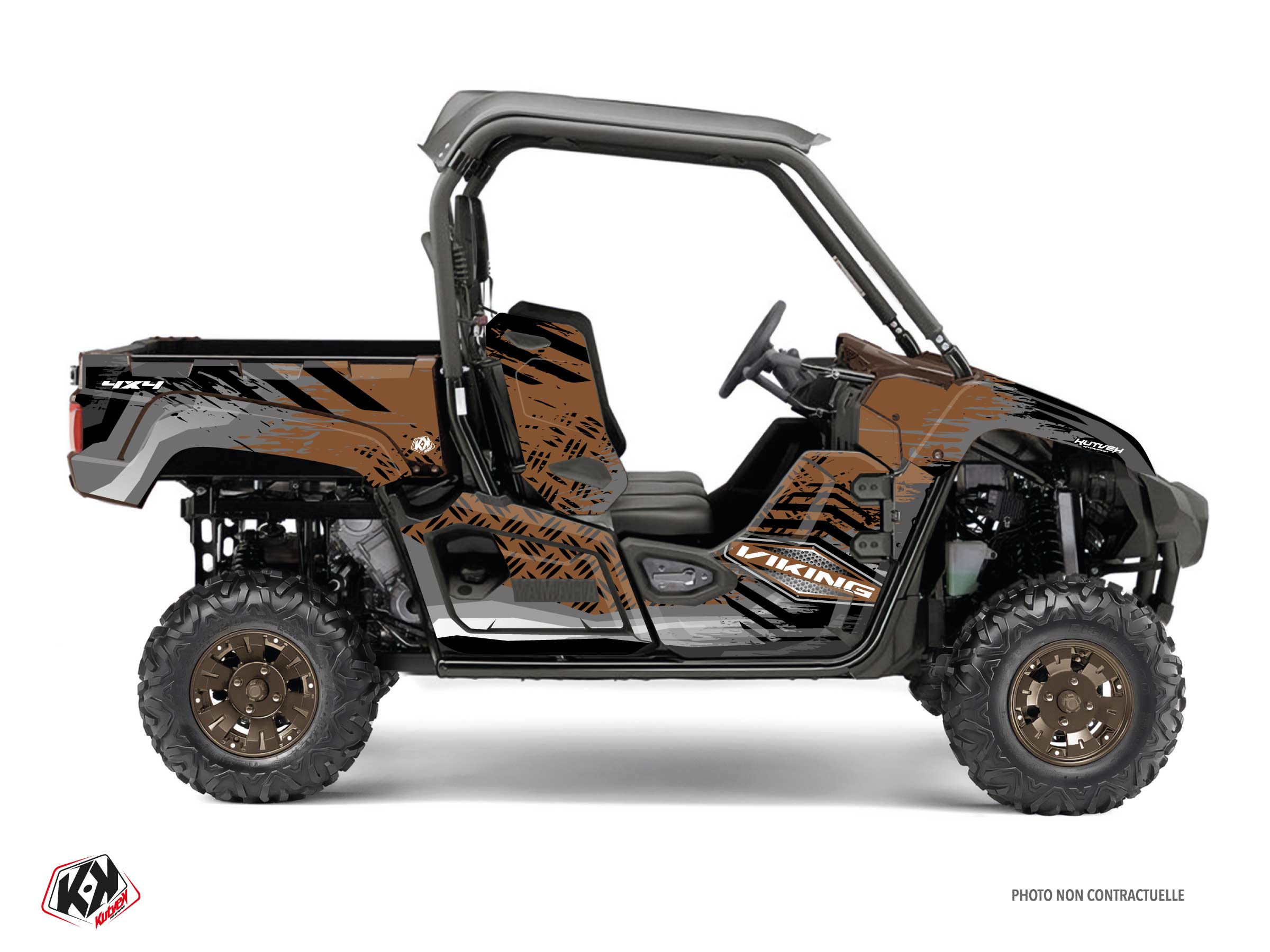 yamaha utv sturdy  graphic kit copper