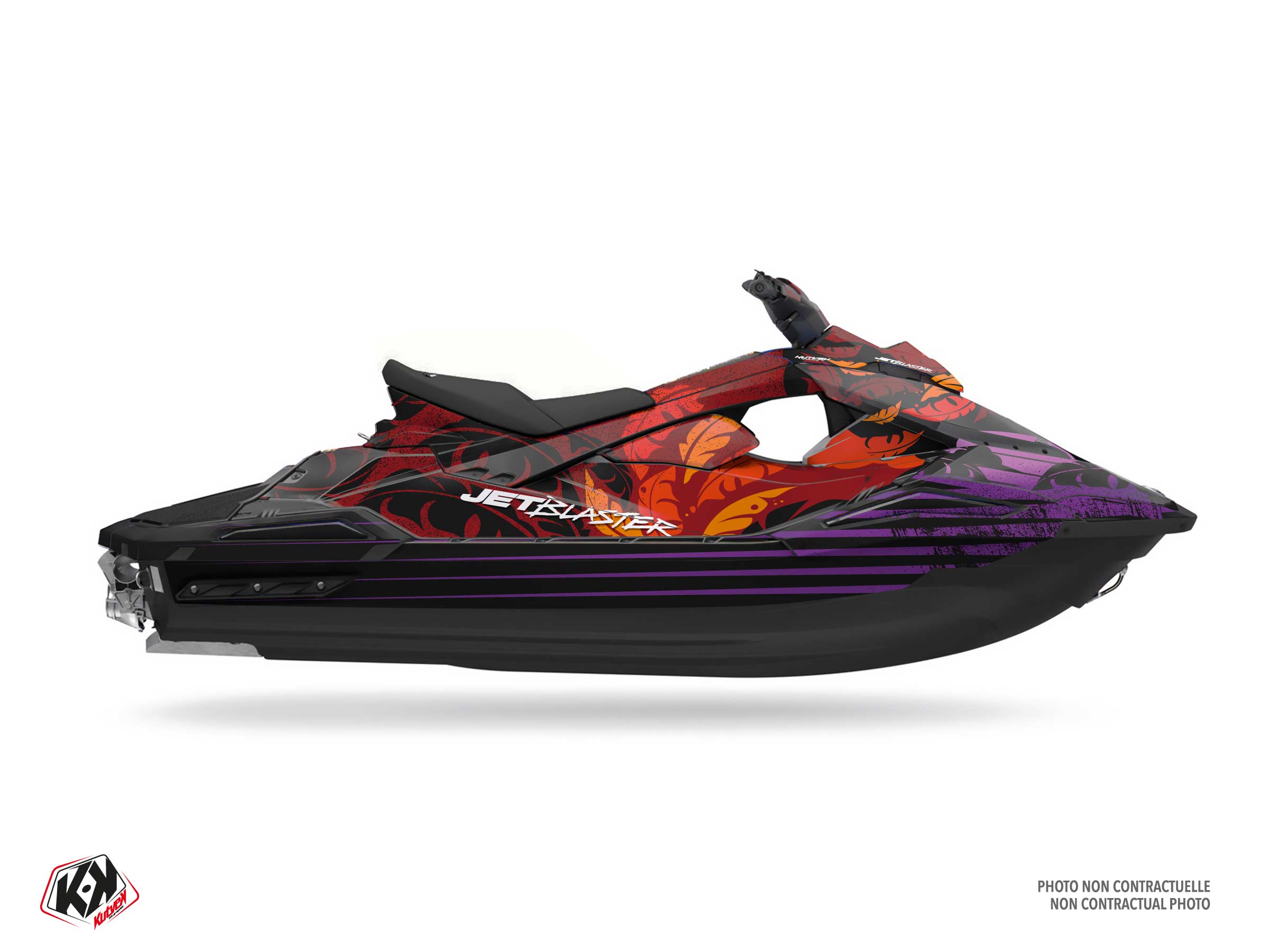 kit déco jet-ski yamaha sunset bordeaux 