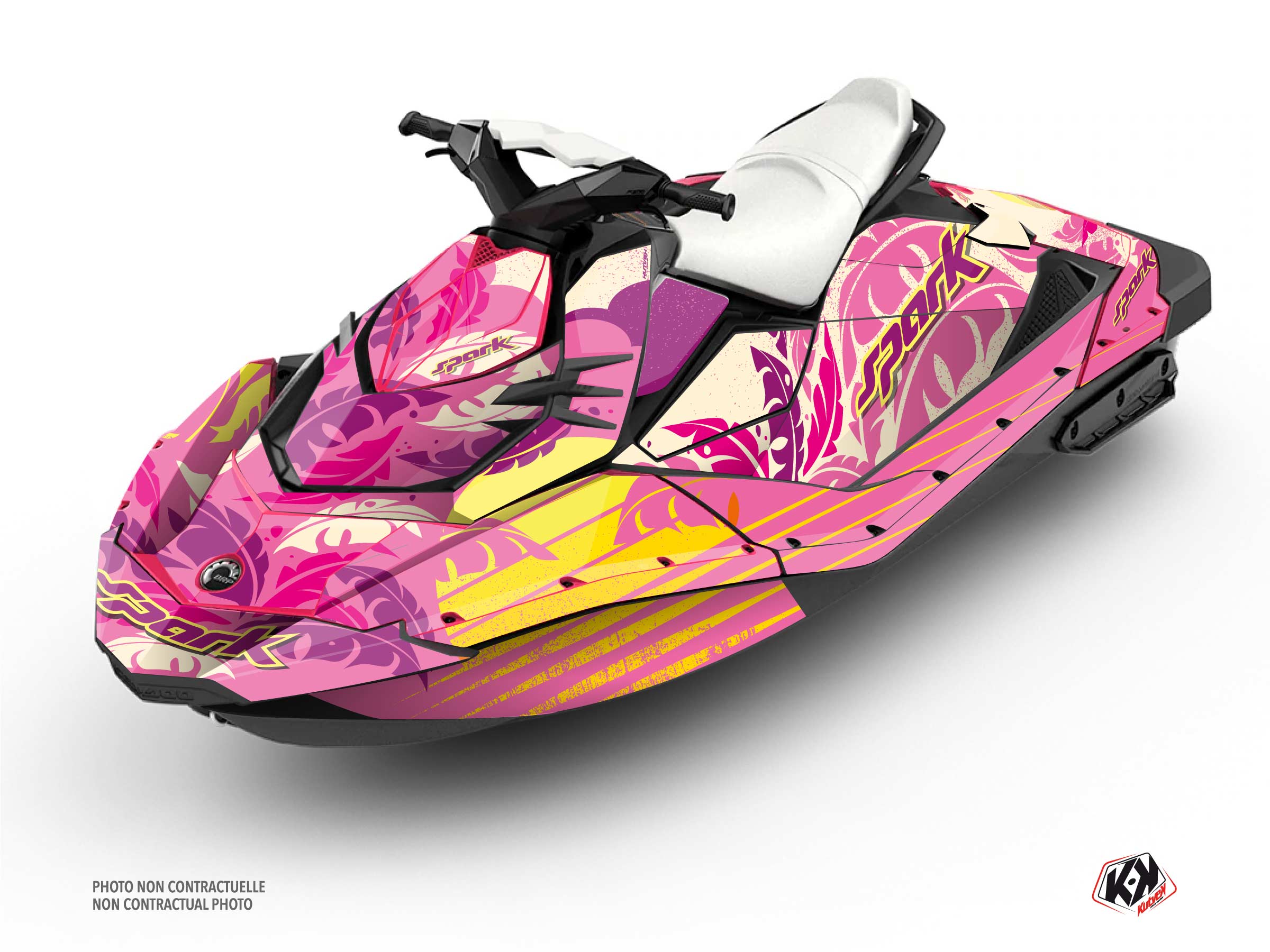 seadoo jet-ski makro  graphic kit pink