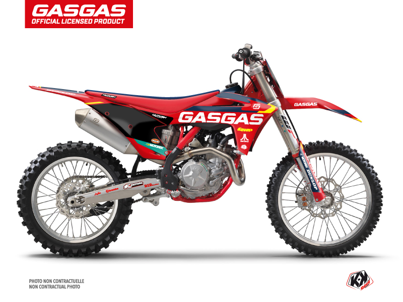 GASGAS MC 125 Dirt Bike SX-K21 Graphic Kit Red