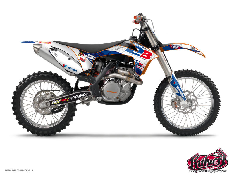 kit déco motocross ktm replica team 2b 2013  