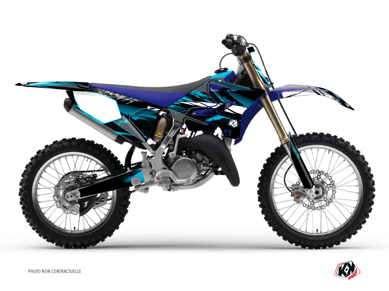 Yamaha 250 YZ Dirt Bike Techno Graphic Kit Blue
