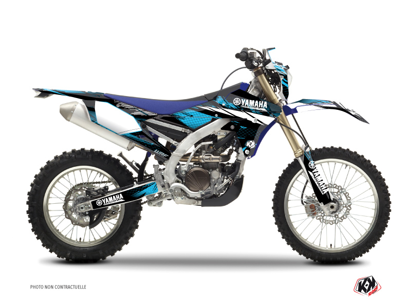 Kit Déco Moto Cross Techno Yamaha 450 WRF Bleu