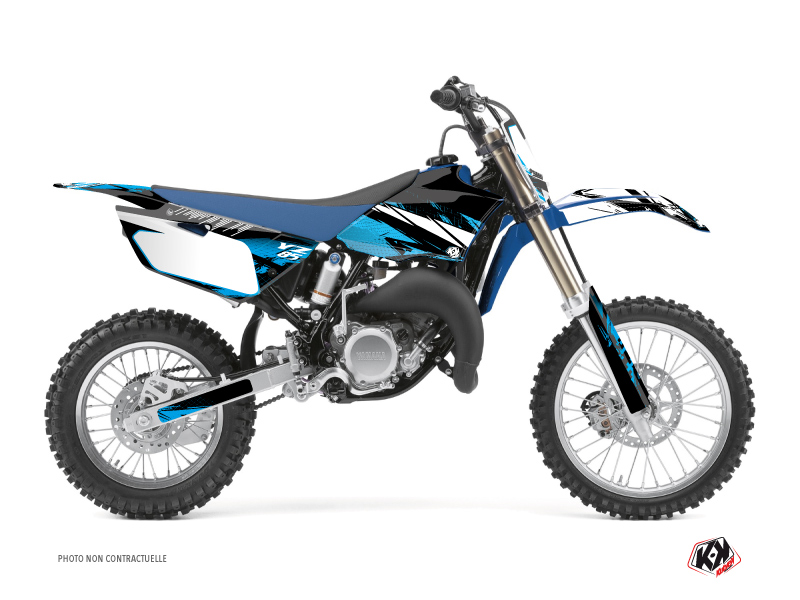 Yamaha 85 YZ Dirt Bike Techno Graphic Kit Blue