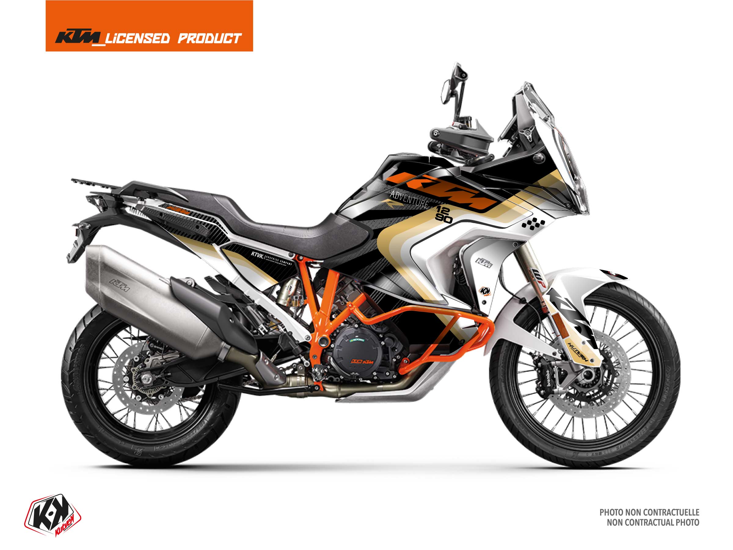 ktm street bike tensif  graphic kit black