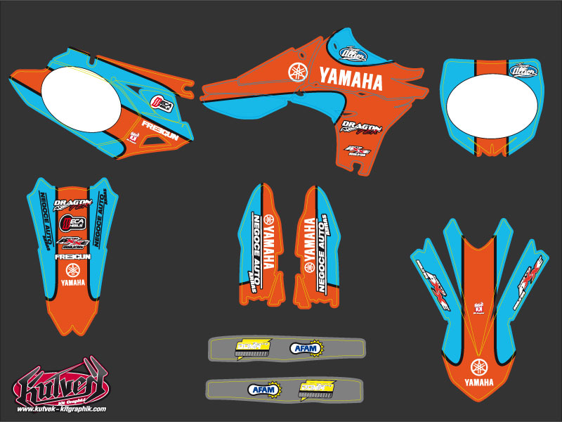 Yamaha 450 YZF Dirt Bike Replica Thomas Allier Graphic Kit 2011