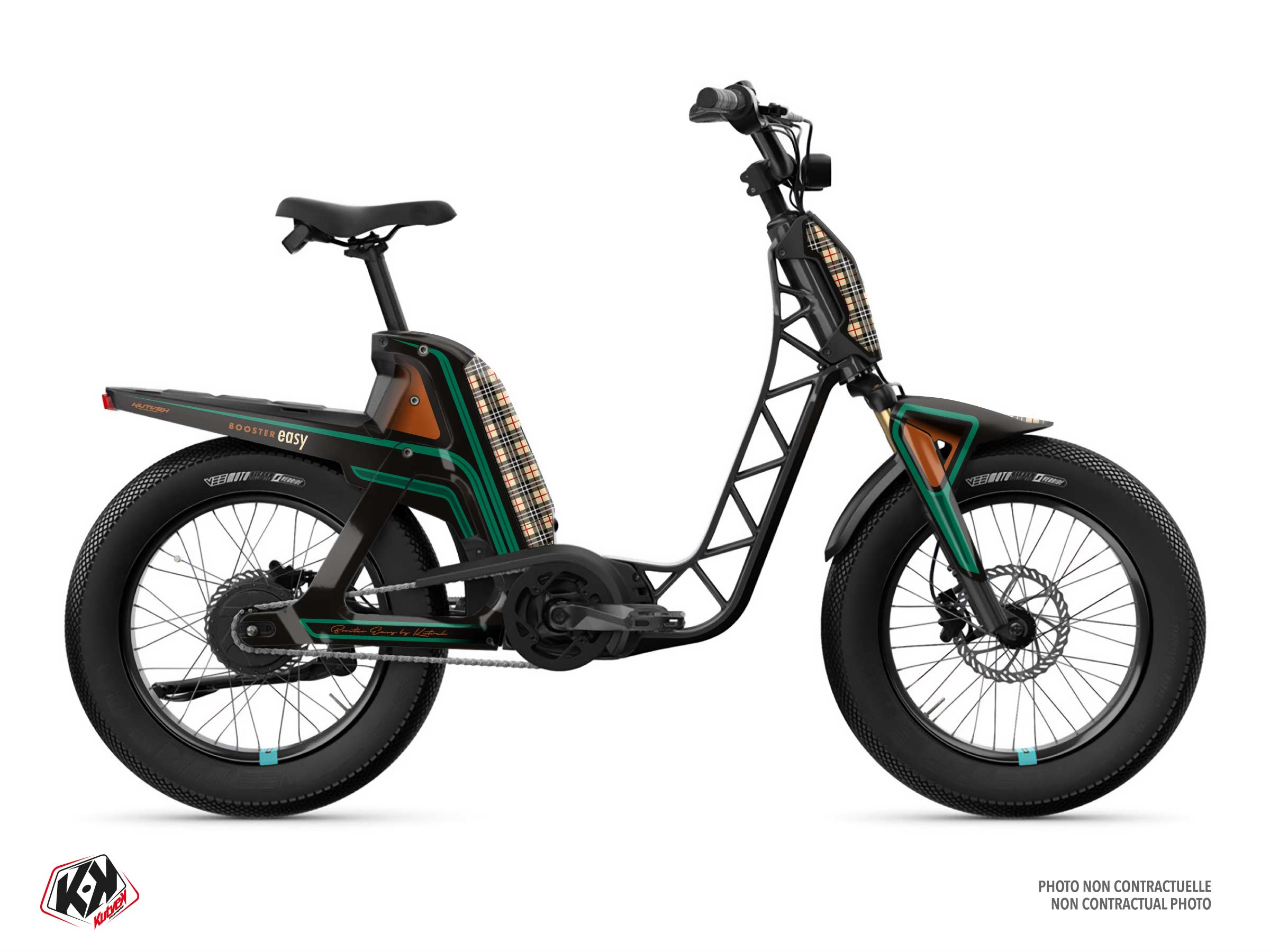 yamaha scooter tiebreak  graphic kit green