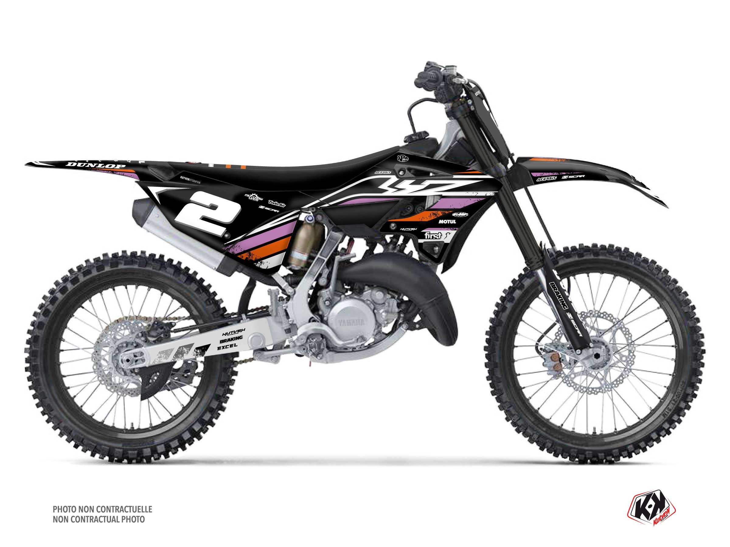 Kit Déco Motocross Trix Yamaha Yz 125 Bleu