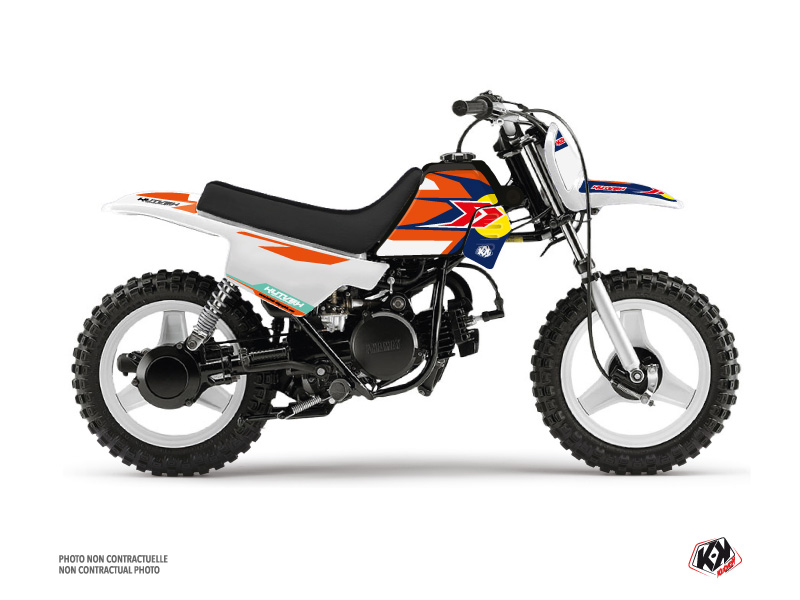 yamaha dirt bike us style  graphic kit orange