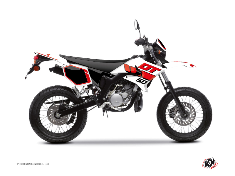 yamaha 50cc vintage yamaha  graphic kit red