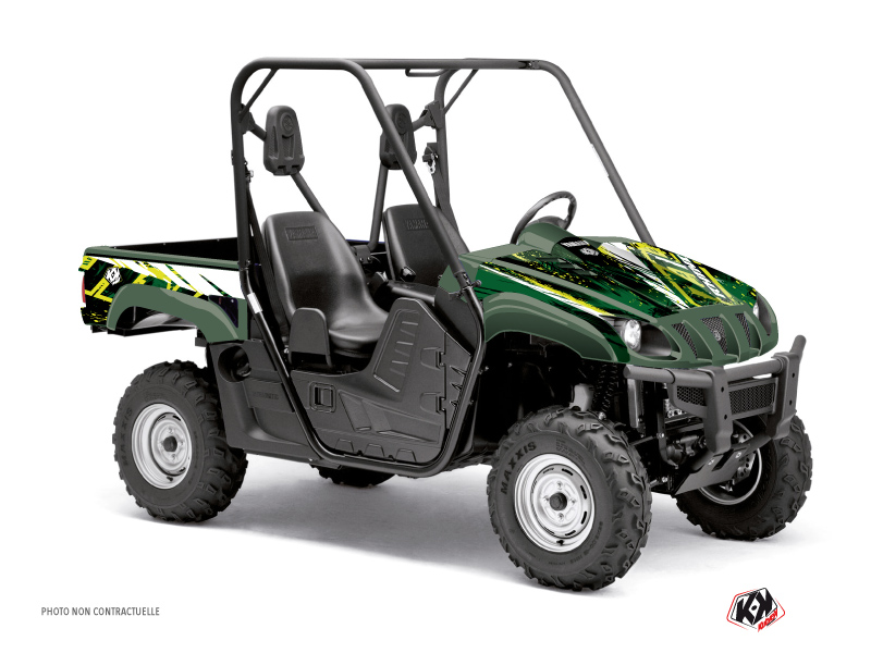 yamaha utv wild  graphic kit green