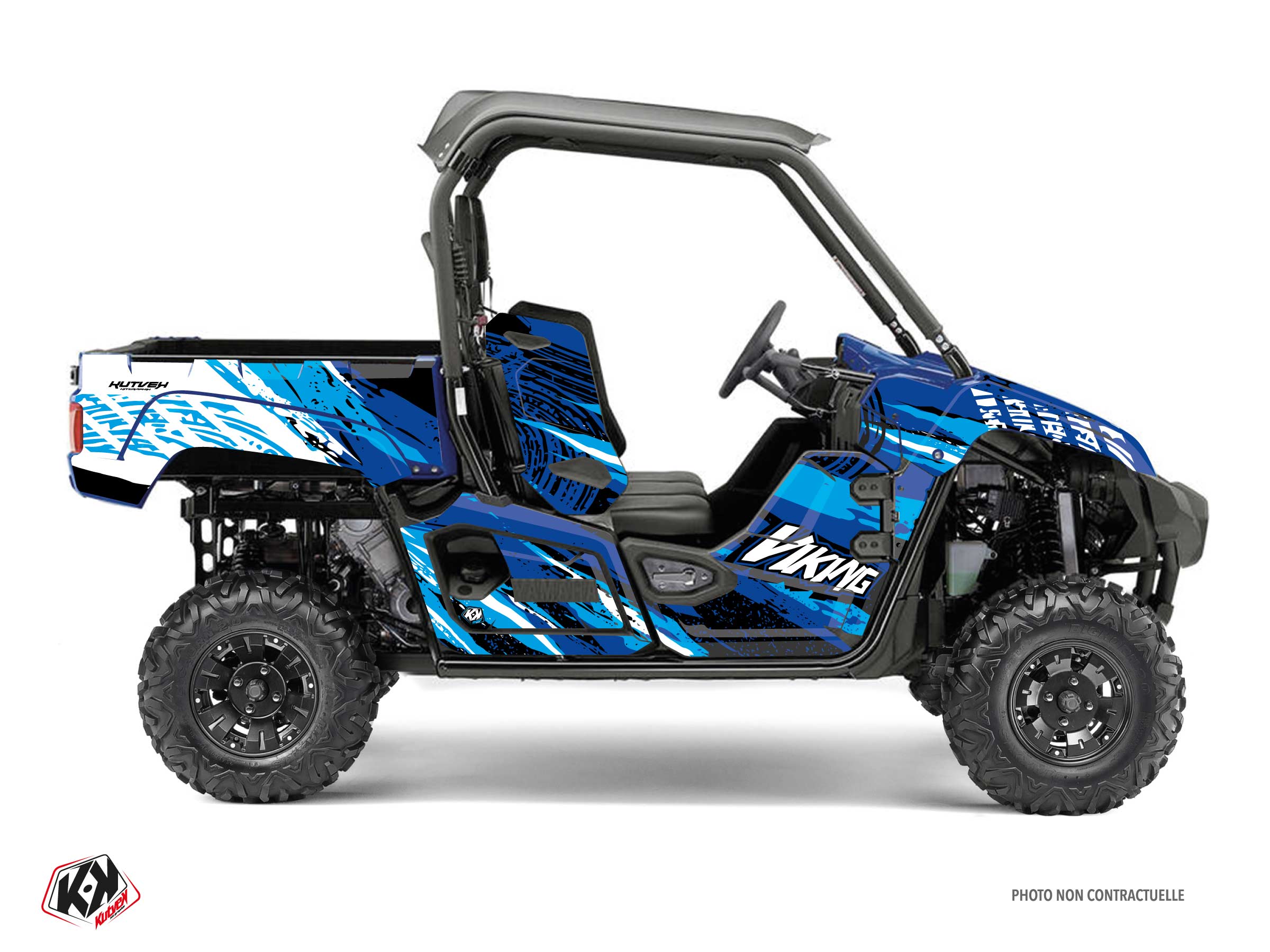 yamaha utv wilder  graphic kit blue