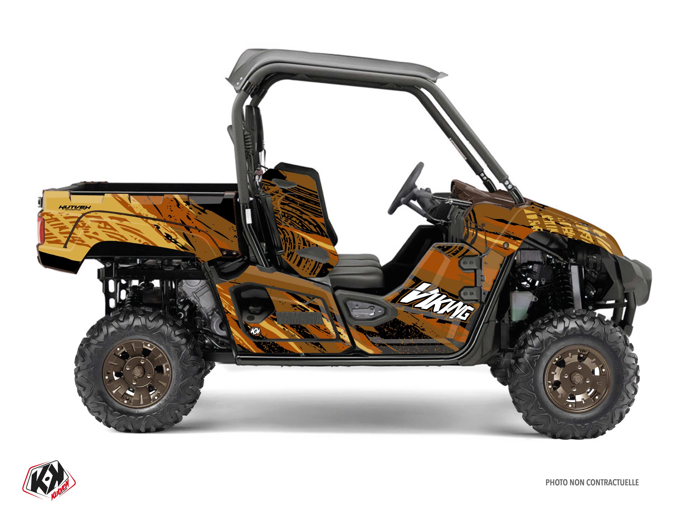 yamaha utv wilder  graphic kit copper