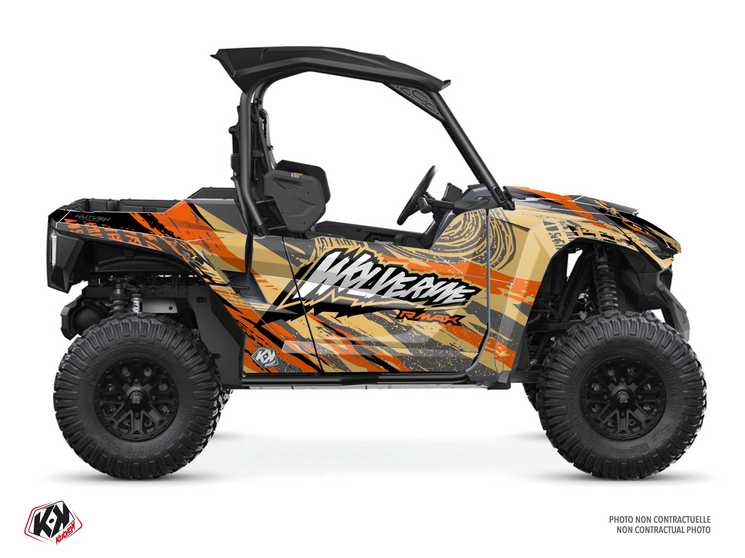 yamaha utv wilder  graphic kit sand