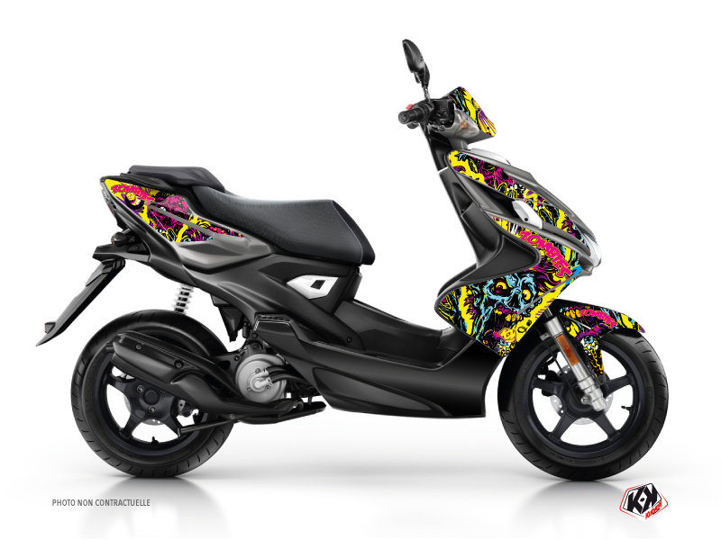 Yamaha Aerox Scooter Zombies Colors Graphic Kit
