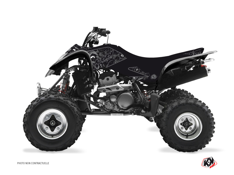 Kawasaki 400 KFX ATV Zombies Dark Graphic Kit Black