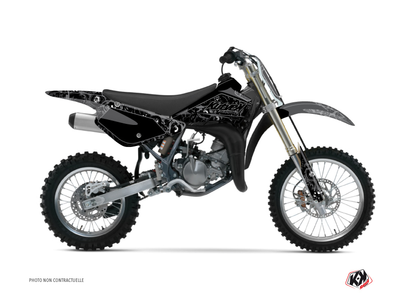 suzuki dirt bike zombies dark  graphic kit black