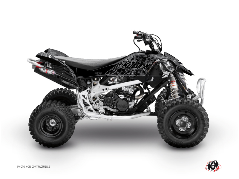 Can Am DS 450 ATV Zombies Dark Graphic Kit Black