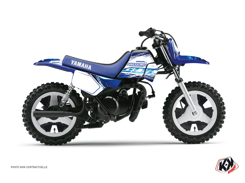 yamaha dirt bike eraser  graphic kit blue