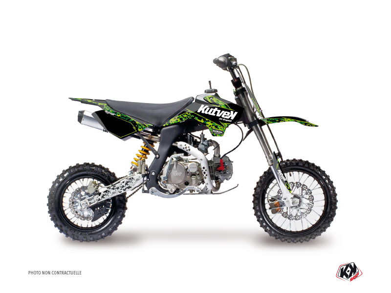 ycf dirt bike predator  graphic kit black-green