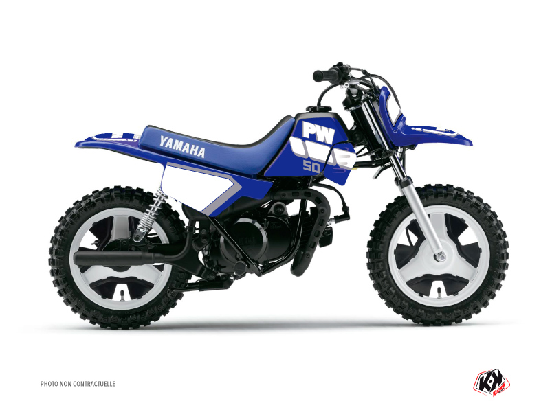 yamaha dirt bike vintage yamaha  graphic kit blue