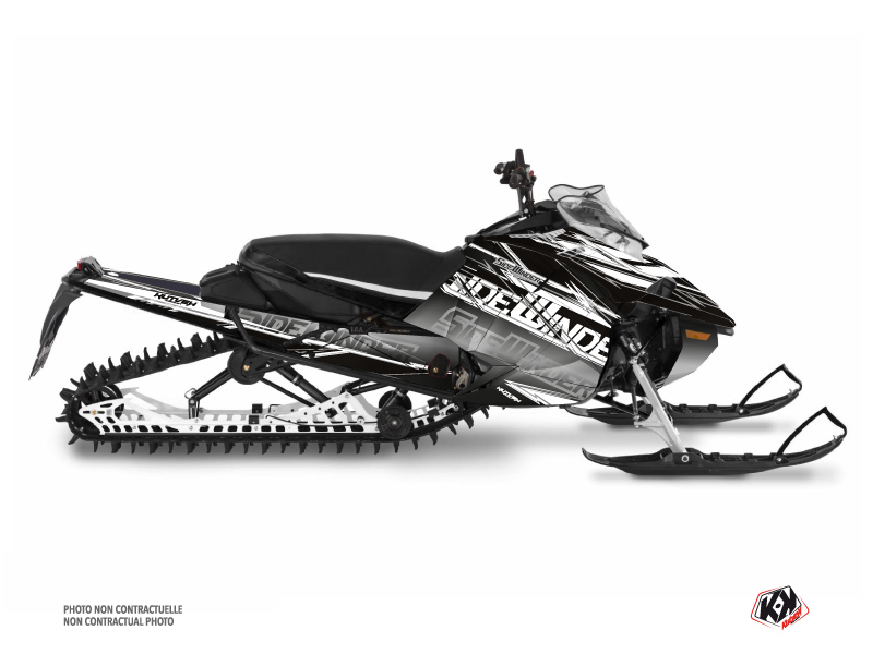 kit déco motoneige yamaha mission gris 