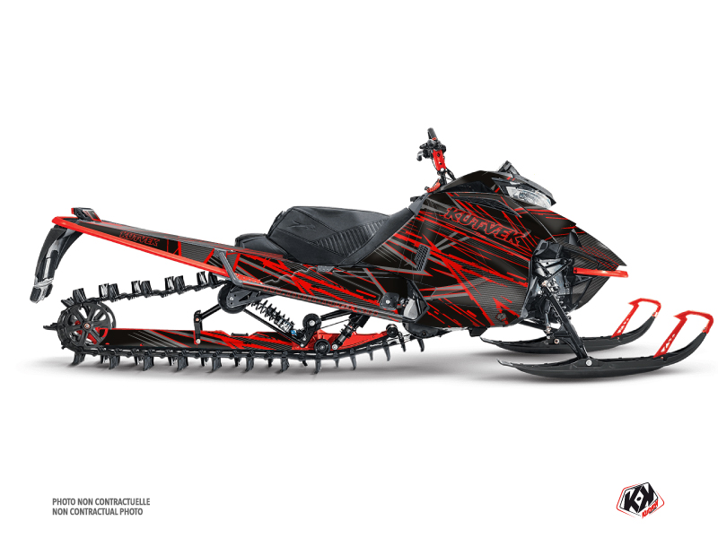 arctic cat snowmobile line-x serie graphic kit